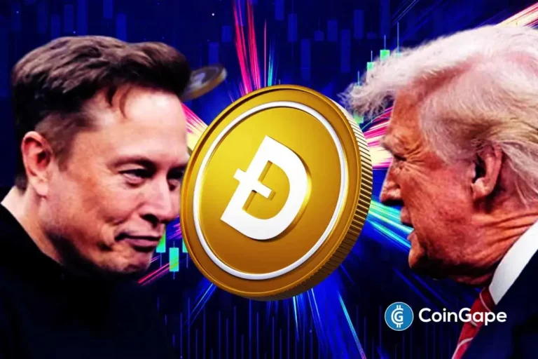Tensão entre Musk e Trump coloca Dogecoin no centro da disputa política e econômica.