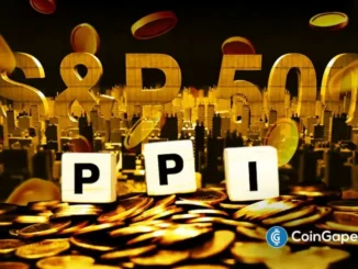 Imagem mostrando cubos com letras P-P-I em primeiro plano e S&P 500 ao fundo com moedas douradas