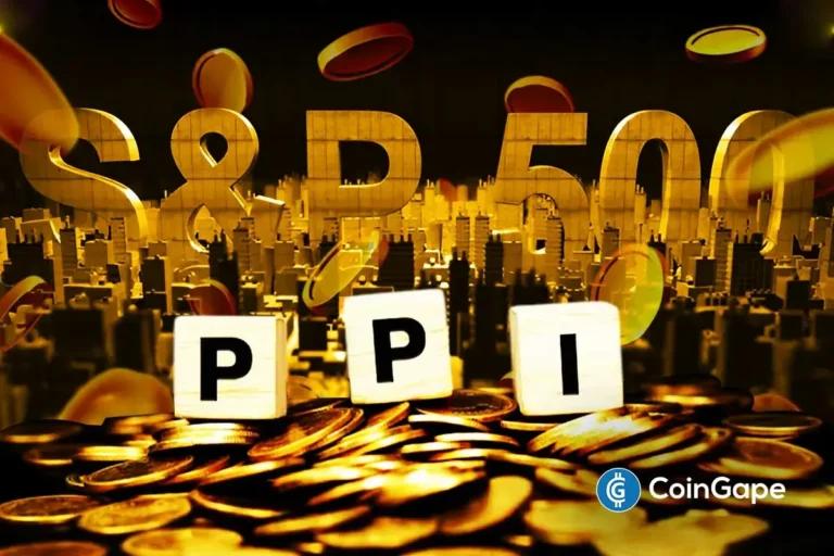 Imagem mostrando cubos com letras P-P-I em primeiro plano e S&P 500 ao fundo com moedas douradas